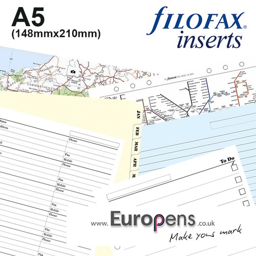 Filofax organizer einsätze - filofax,