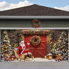 Weihnachtsmann Scheune Tür