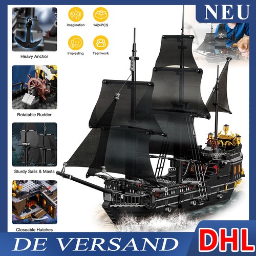 1424x piratenschiff set black - 1424x,