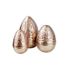 Hoff Interieur 3er-Set Behälter Medina Aluminium Kupfer Ostern