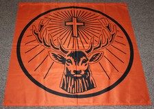 JÄGERMEISTER FAHNE BANNER - ROT 1,00 x 1,00 m NEU