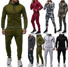 Herren Camouflage Jogginganzug