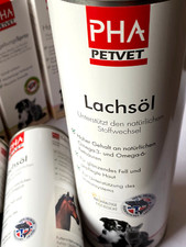 PHA Lachsöl Hund Katze Pferd  100% norwegen glänzendes Fell + gepflegt 1000ml