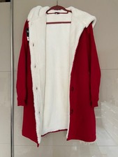 Damen Mantel "Dreimaster" Gr.S, rot, getragen