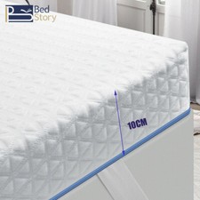 10CM 7.6CM Matratze Topper Gel Memory Schaum Auflage 90 140 160 180X200cm H2&H3
