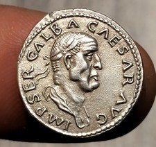 GALBA,Römischen Silber Denar Neuheit Minted Coin.