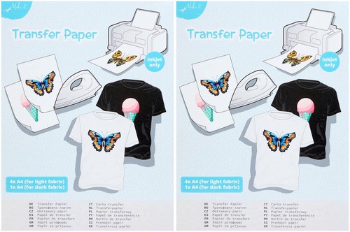 10x transferpapier shirt - transferpapier, t-shirt