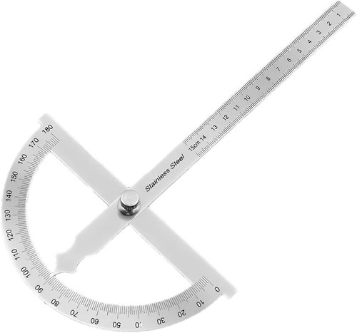 Winkelmesser metall 180 - metall, 0-180°