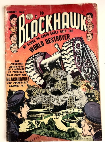 Blackhawk comic world - nr., "world