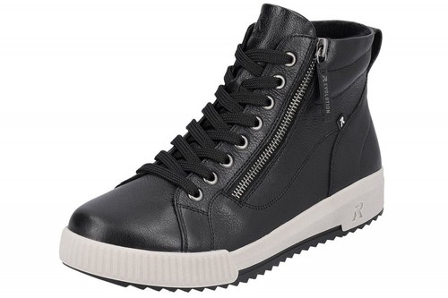Rieker damen leder stiefelette - leder,