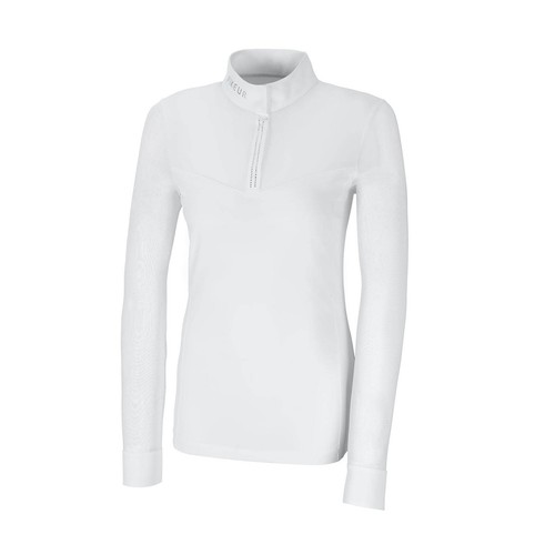 Turnierbluse damen mit mesh - mit,