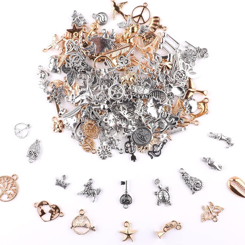 150x charms anhänger - charms, set