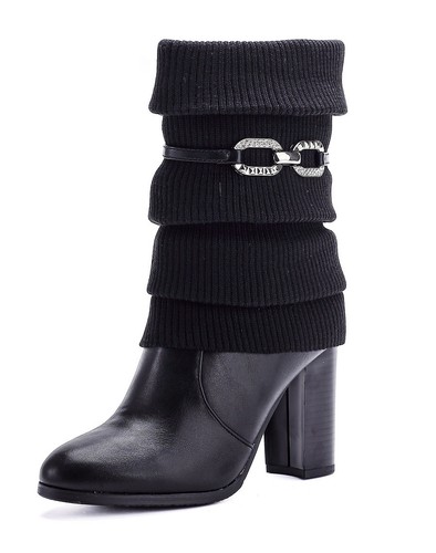 Damen stiefeletten strick - stiefeletten,