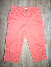 3/4 Hose von MAC Kati Chino Fancy Gr 38 Color 857 Orange Neu