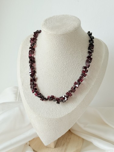 Edle granat kette - edle,