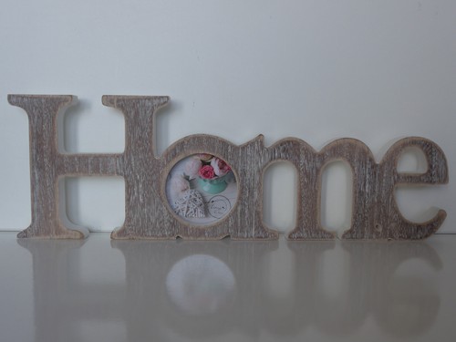 Deko aufsteller home mit bild - home,