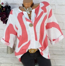 Italy Bluse Hemd Tunika Shirt