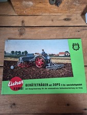 Orig. Schlepper Prospekt Eicher Geräteträger G 280 Traktor 
