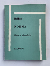 Noten . Bellini. Norma. Canto