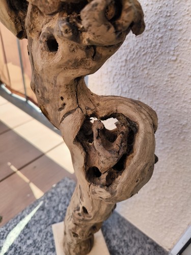 Stele skulptur holz naturholz - skulptur,