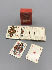 Vintage Miniatur Piccolo Skat Karten Berliner Spielkarten Vollständig Unbespielt