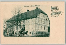 13258499 - 3211 Altenhagen I Gasthaus Heinr. Schaper Kutsche Fuhrwerk Fahrrad