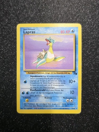 Pokemon karte lapras 62 - karte,