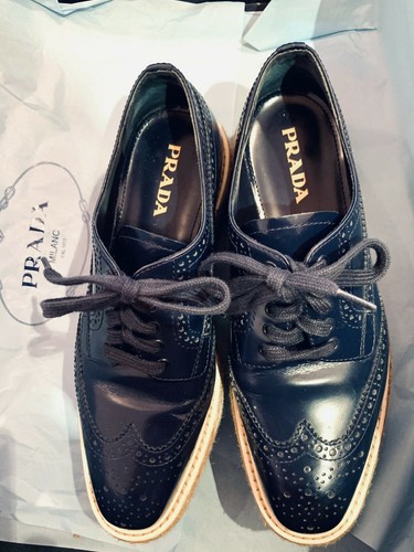 Prada derby schnürschuh 5 - prada, 37.5