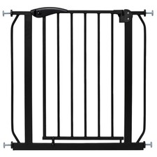 Treppenschutzgitter Treppengitter Türschutzgitter BERRIN schwarz B-Ware ib style