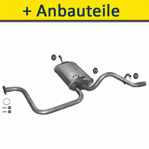 Endtopf auspuff für daewoo - auspuff+,
