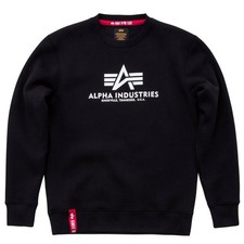 Alpha Industries Basic Sweater schwarz Pullover Sweatshirt