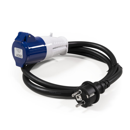 Cee adapterkabel schuko - cee,