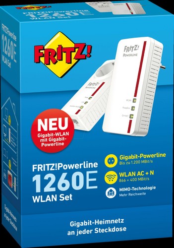 Avm fritz powerline 1260e - fritz!powerline,