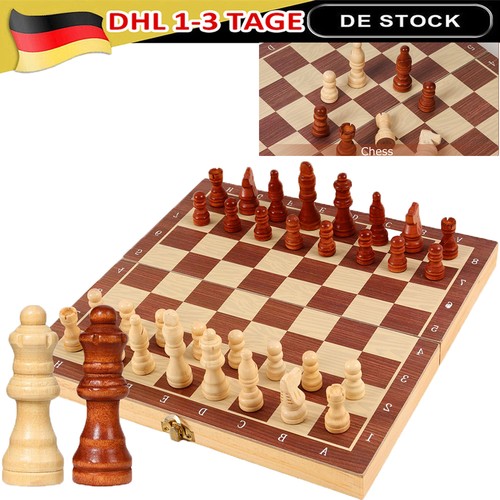 Schachspiel holz 29x29cm - schachspiel,