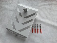 Helmhalterung, Helmhalter Wand, Motorrad- Helmhalter, Weiß-Pulverbeschichtet 