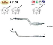✅ Katalysator für Mercedes Benz 124 (C124/W124/S124), Euro 1