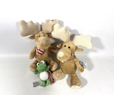3 Plüschtiere, Kinderschokolade,2x Hirsche, x Kleiner Frosch, Konvolut Sammlung