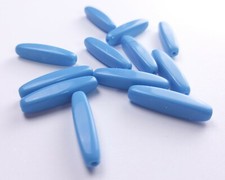 12 böhmische Glasperlen