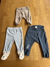 3er Set Baby Hosen Gr. 62 Blau