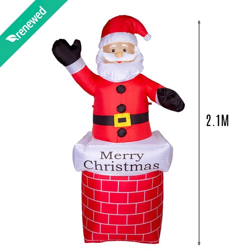 Weihnachtsmann aufblasbarer - weihnachtsmann,