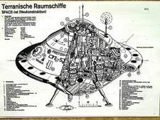 Perry Rhodan 60 Risszeichnungen Kopien aus den entsprechenden Heften, siehe Bild