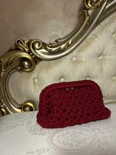 Clutch tasche gehäkelt - clutch,