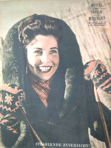 Altes modeheft von 1950 - ,