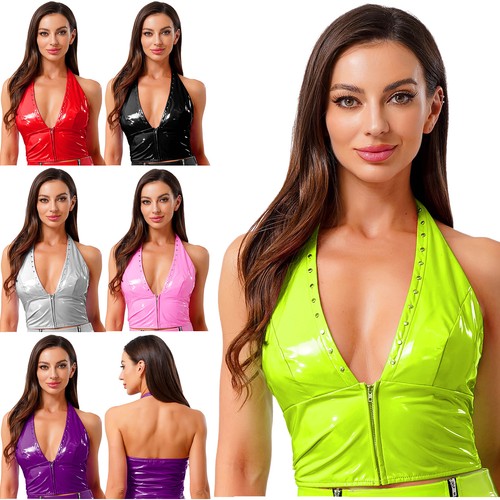 Damen wetlook tanktop - de,