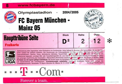 Ticket bayern münchen - ticket,
