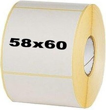 Waagenetiketten - 58 mm x 60