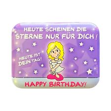 Neu Männekes Blechdose Archie's Motzpuppen Geburtstag Sterne Birthday Germany