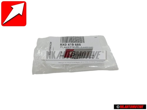 Audi original line - s-line, plakette