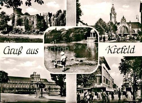 Krefeld burg linn gymnasium - burg,