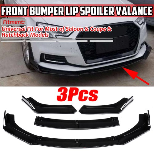 3pcs universal front spoiler - universal,